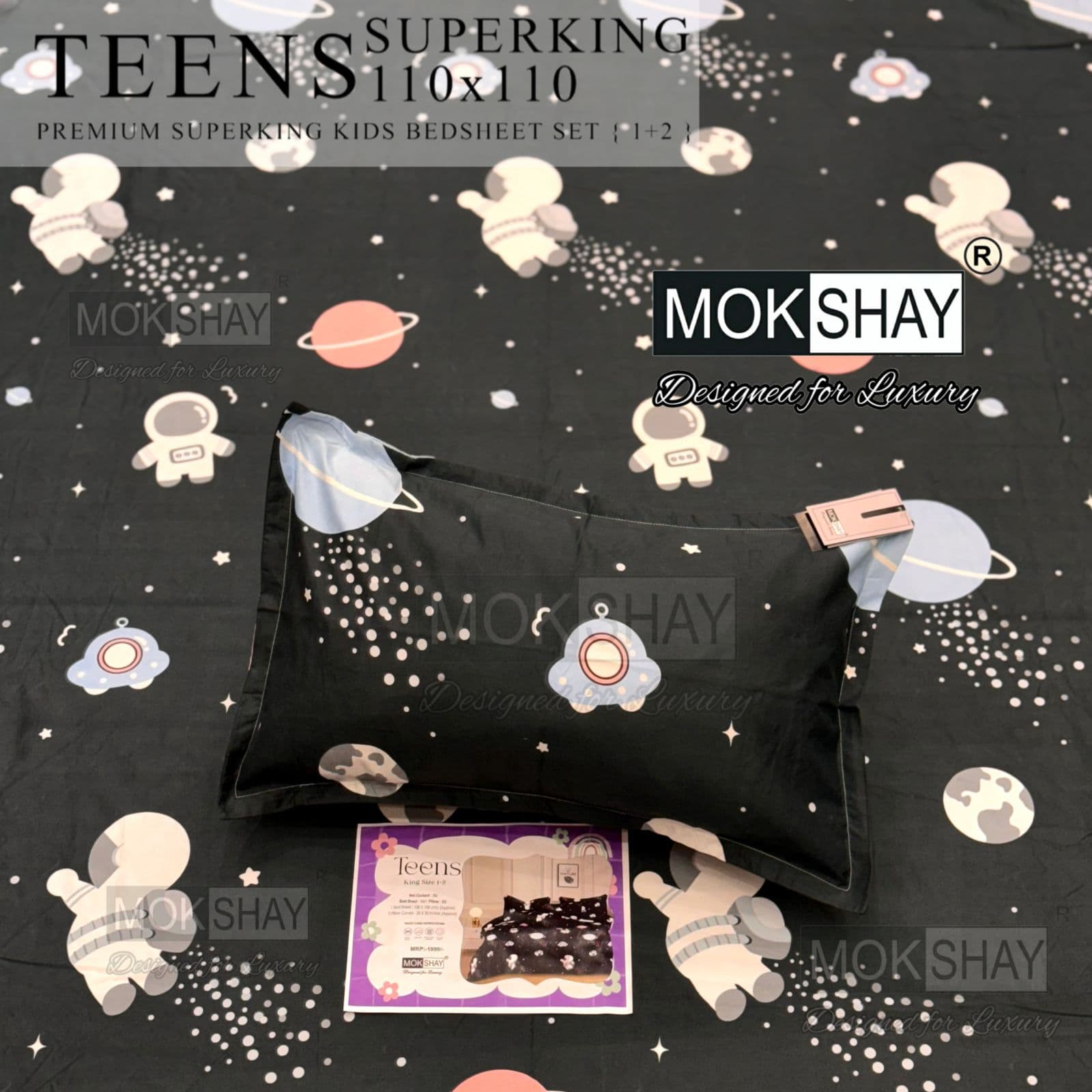 Teens cartoon kids bedsheets queen size