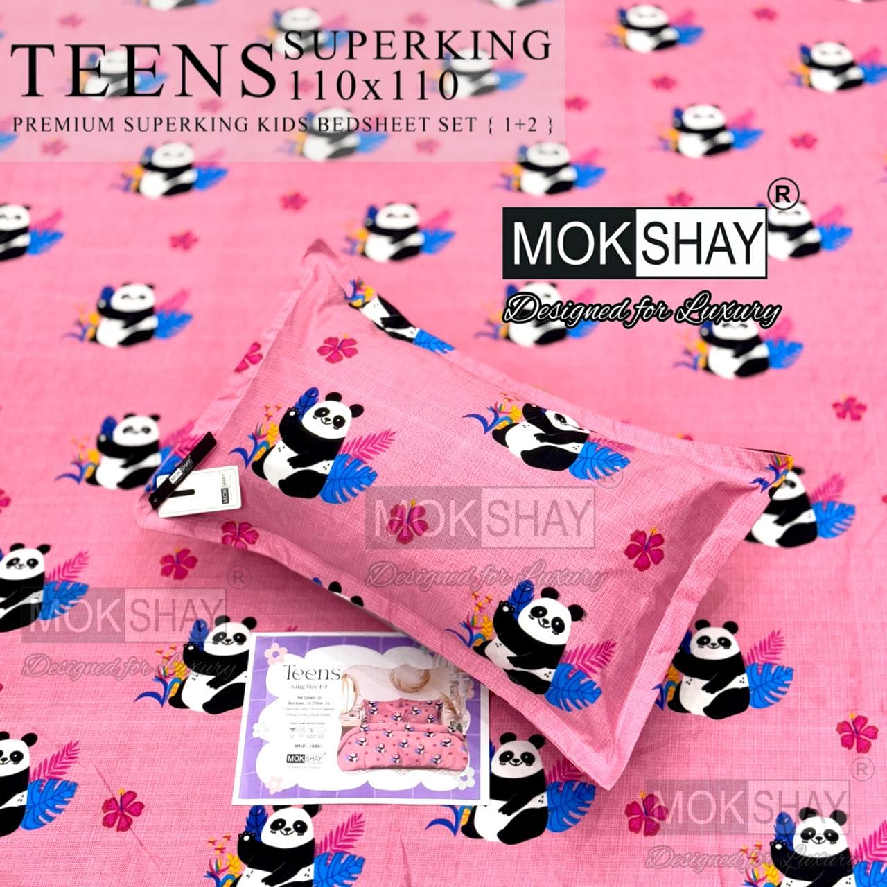 Teens cartoon kids bedsheets queen size