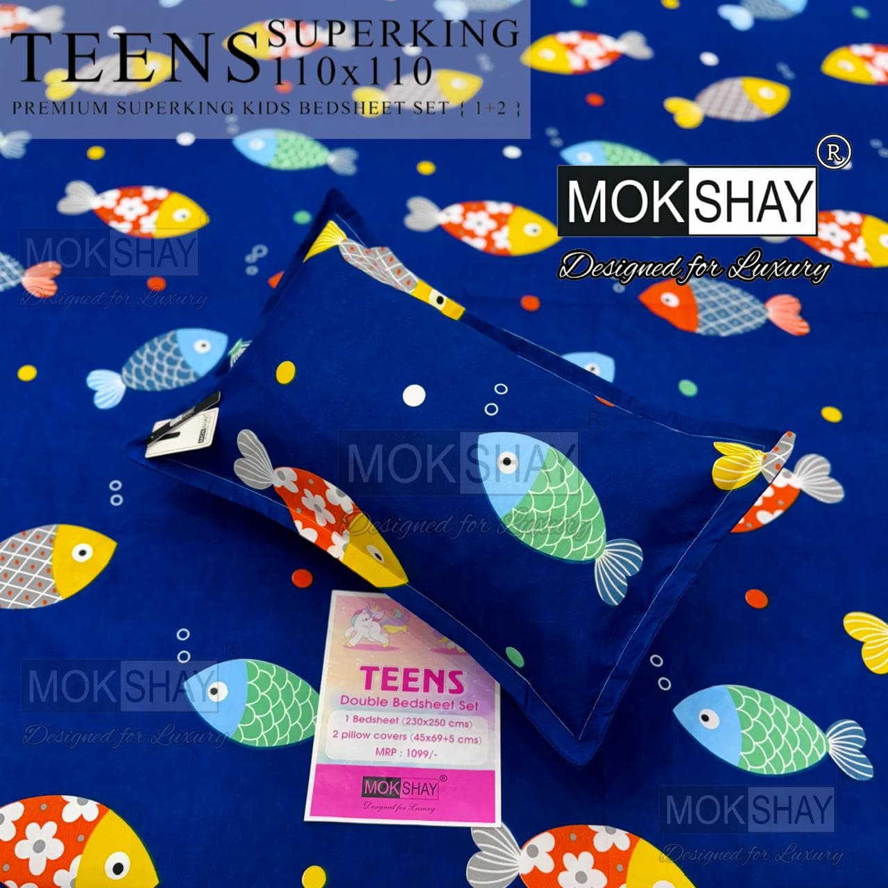 Kids teens cartoon bedsheets queen size