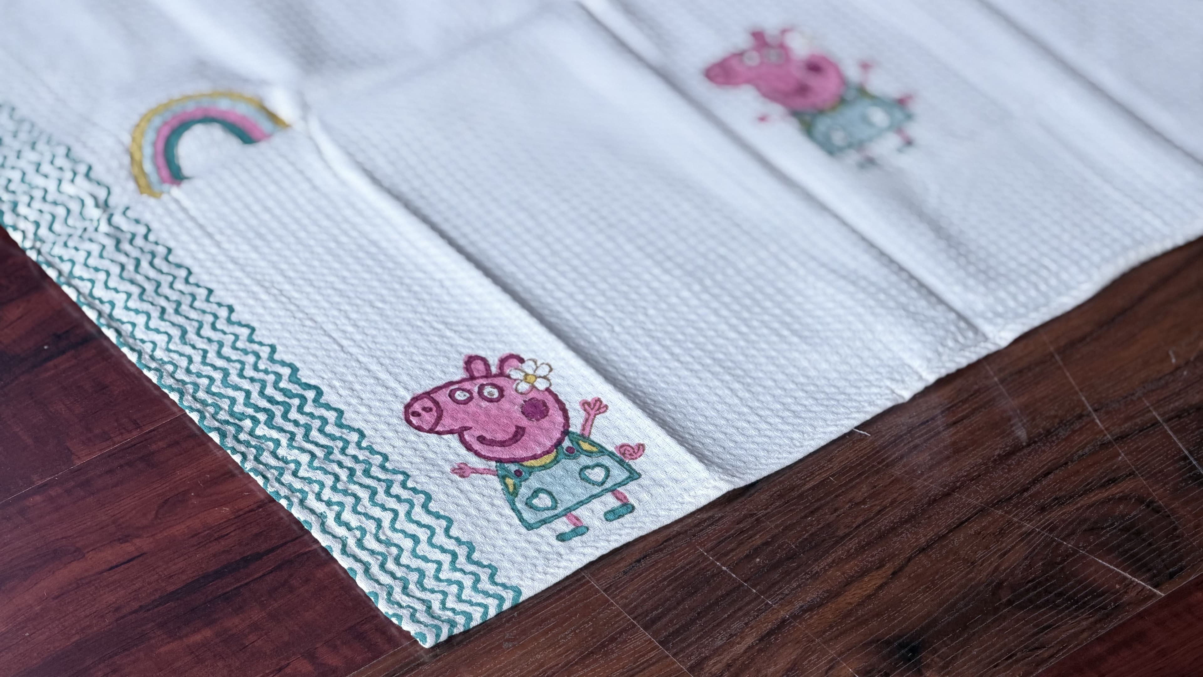 Kids Cotton Bath Towel – Soft & Absorbent, 30 × 90 cm