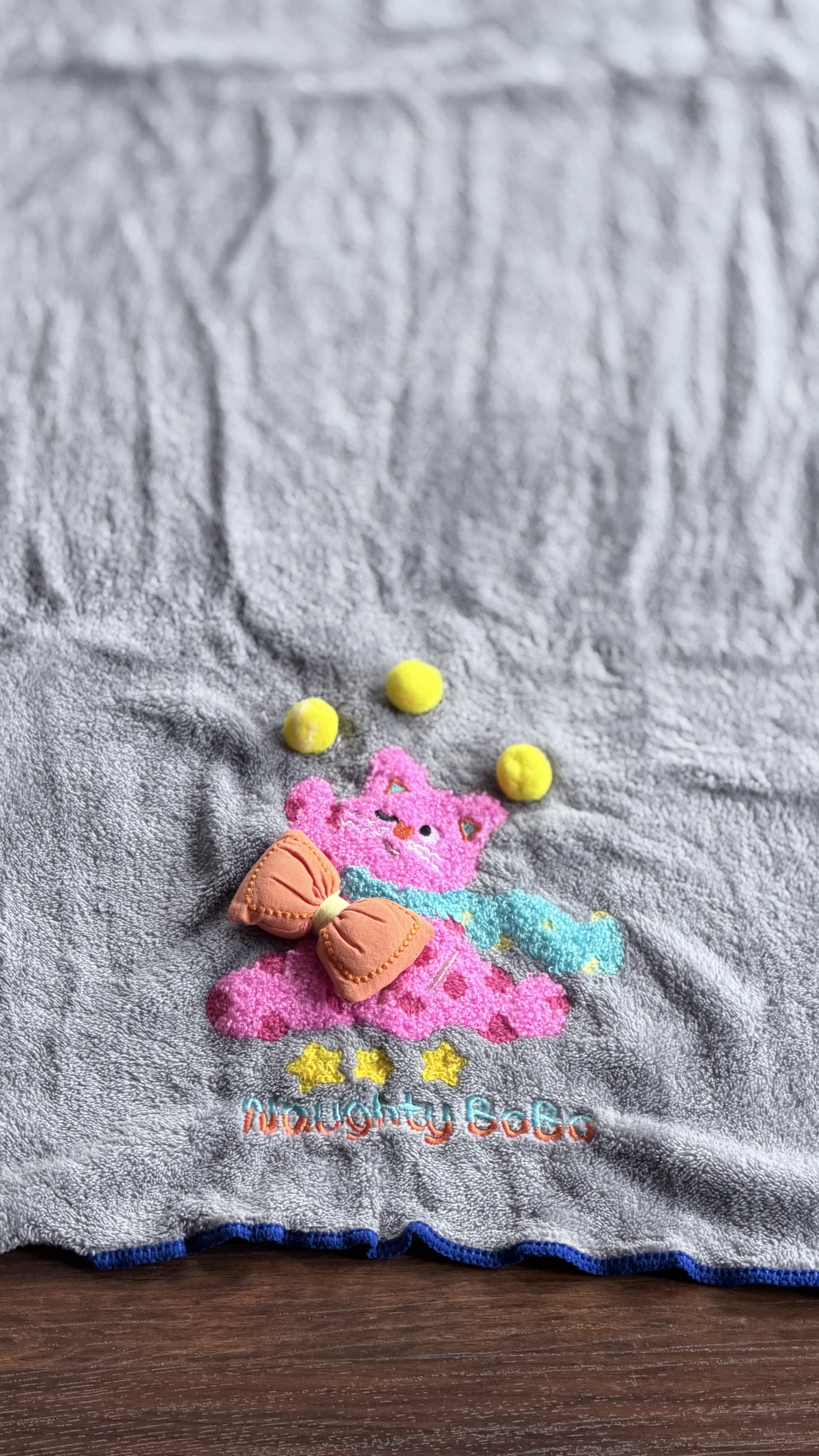 Kids Soft Cotton Towel – 30 × 60 cm