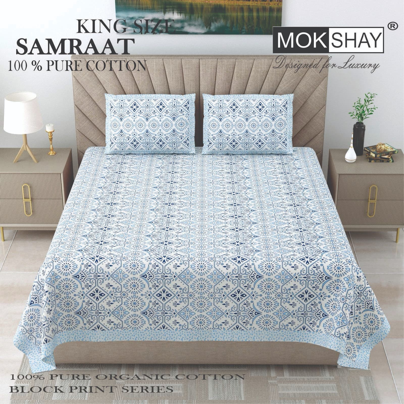 Samrat cotton bedsheet