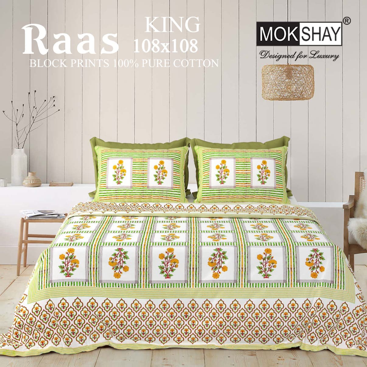 Raas cotton bedsheets