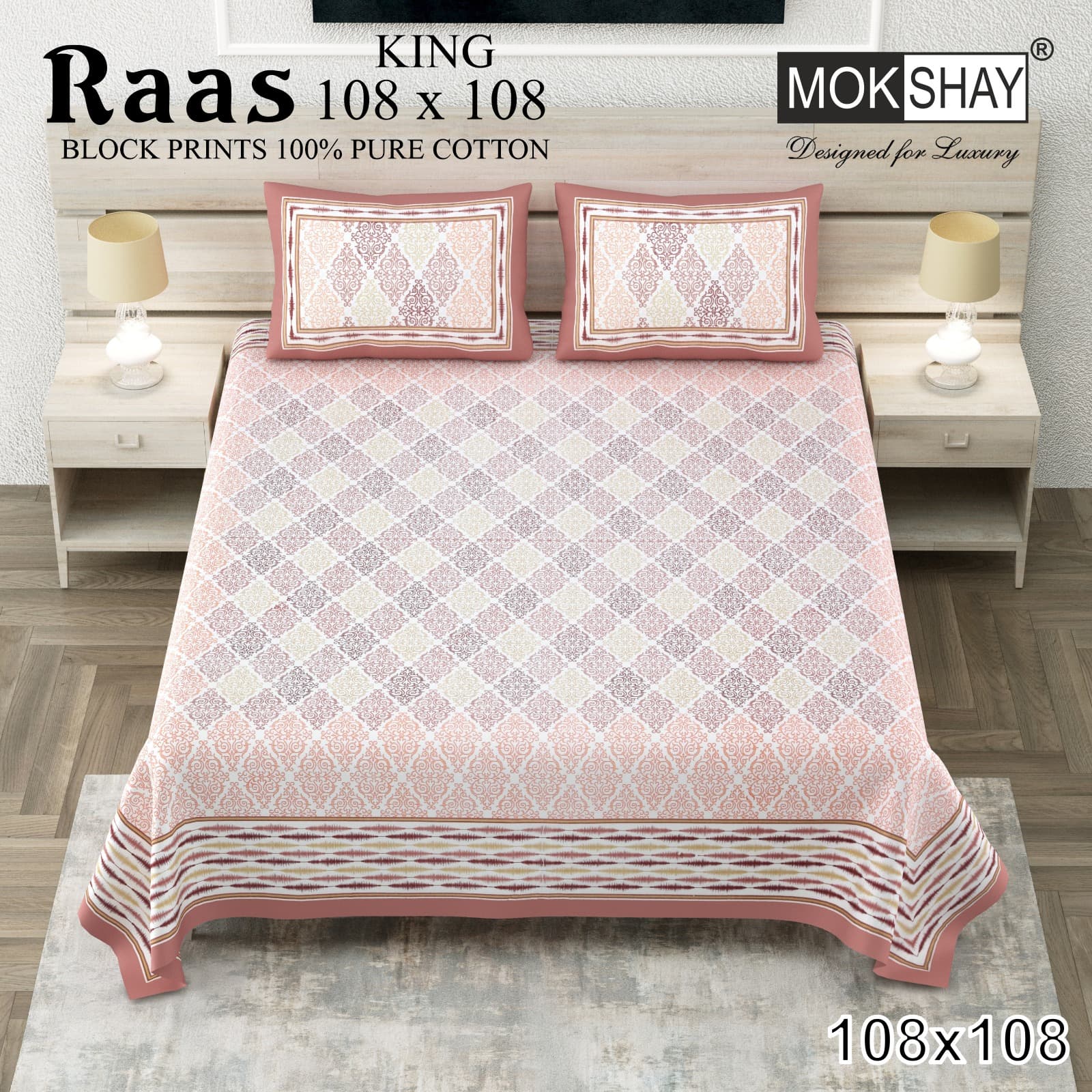 Raas cotton bedsheet