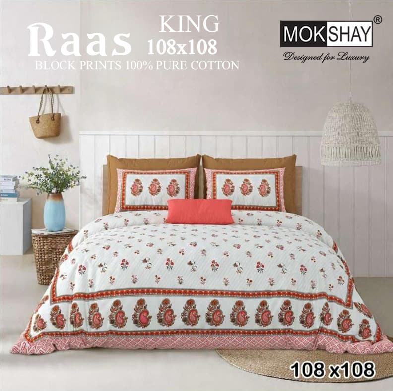 Raas cotton bedsheet
