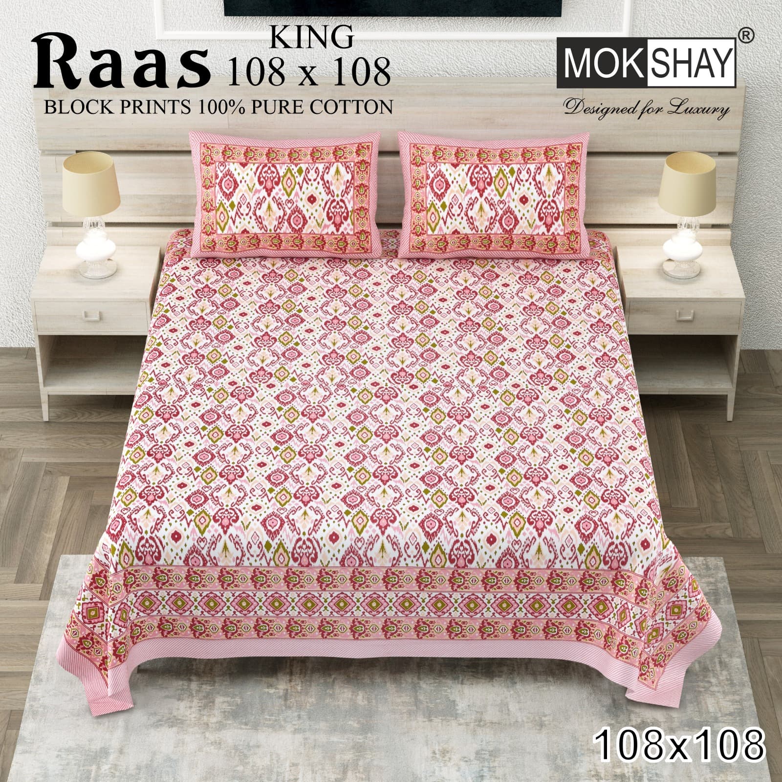 Raas cotton bedsheet