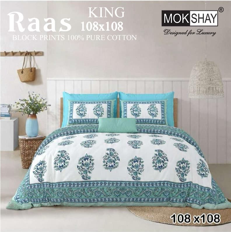 Raas cotton bedsheet