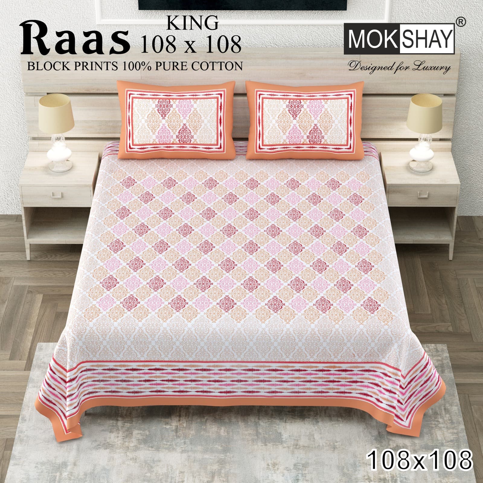 Raas cotton bedsheet