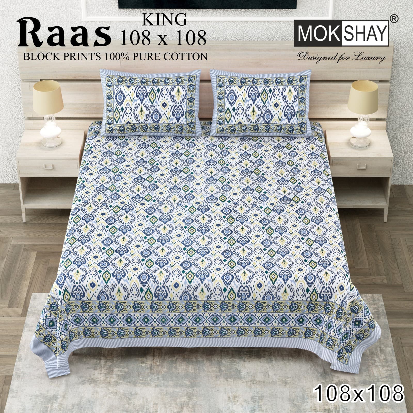 Raas cotton bedsheet
