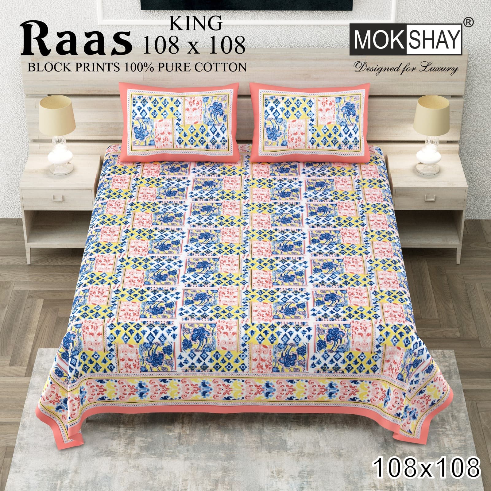 Raas cotton bedsheet