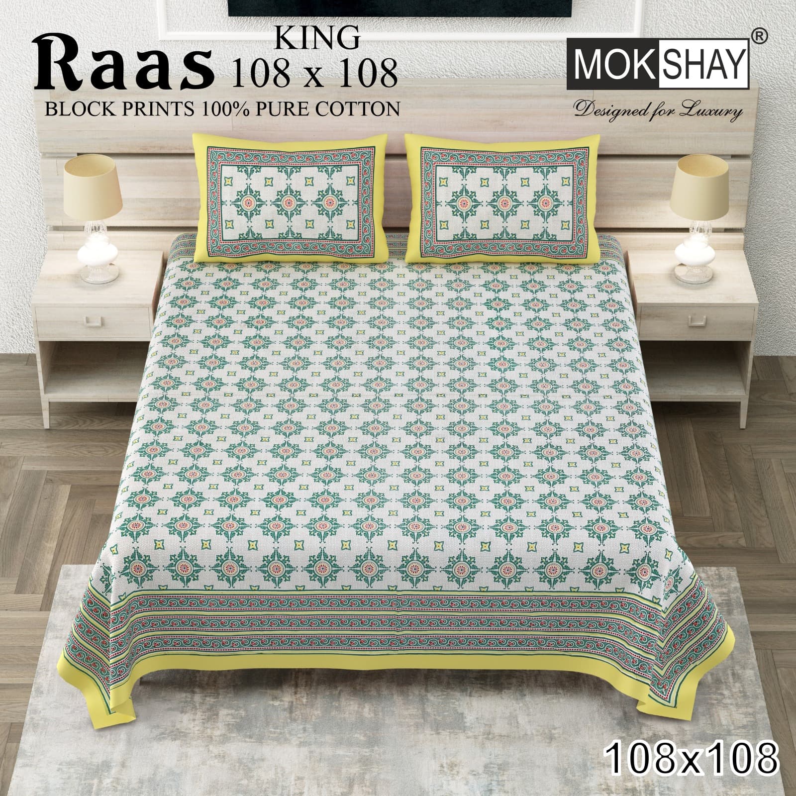 Raas cotton bedsheet