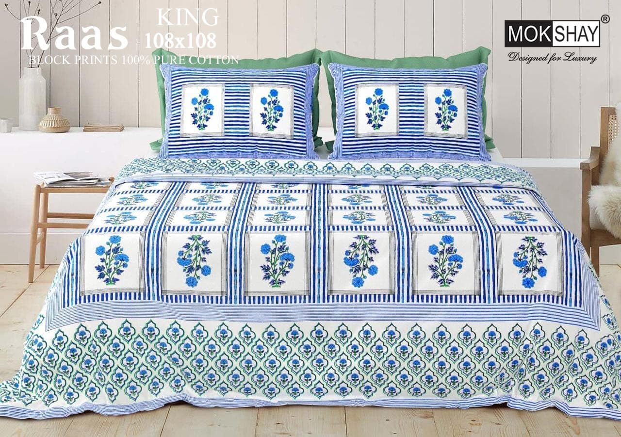 Cotton fabric bedsheet