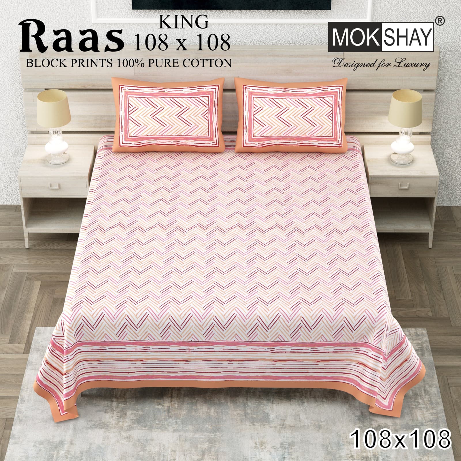 Raas cotton bedsheet
