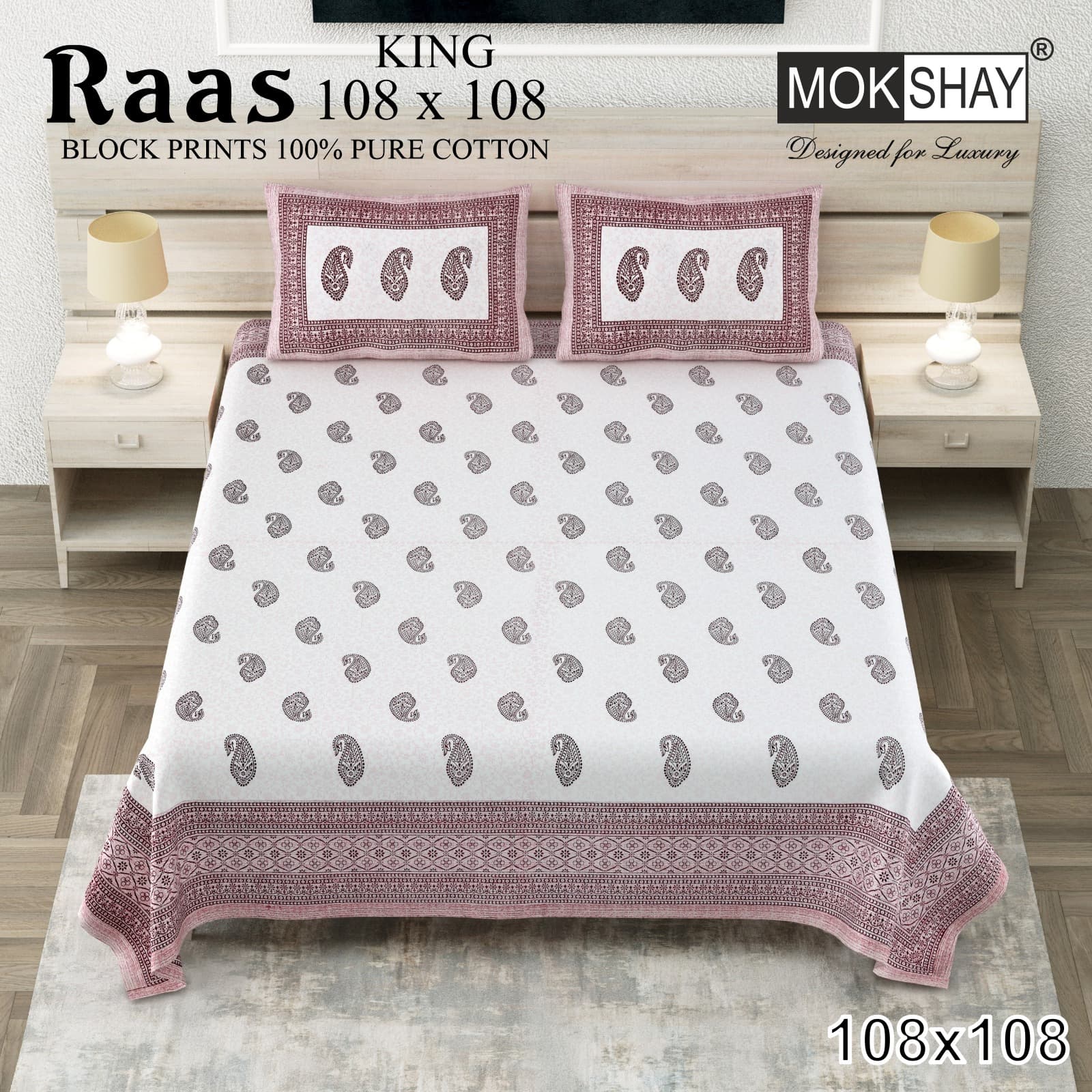 Raas cotton bedsheet