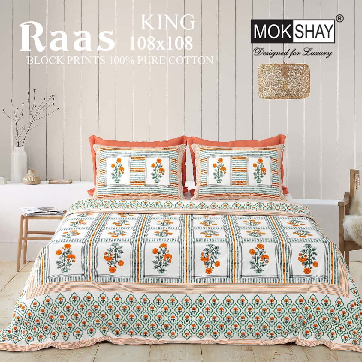 Raas cotton bedsheet