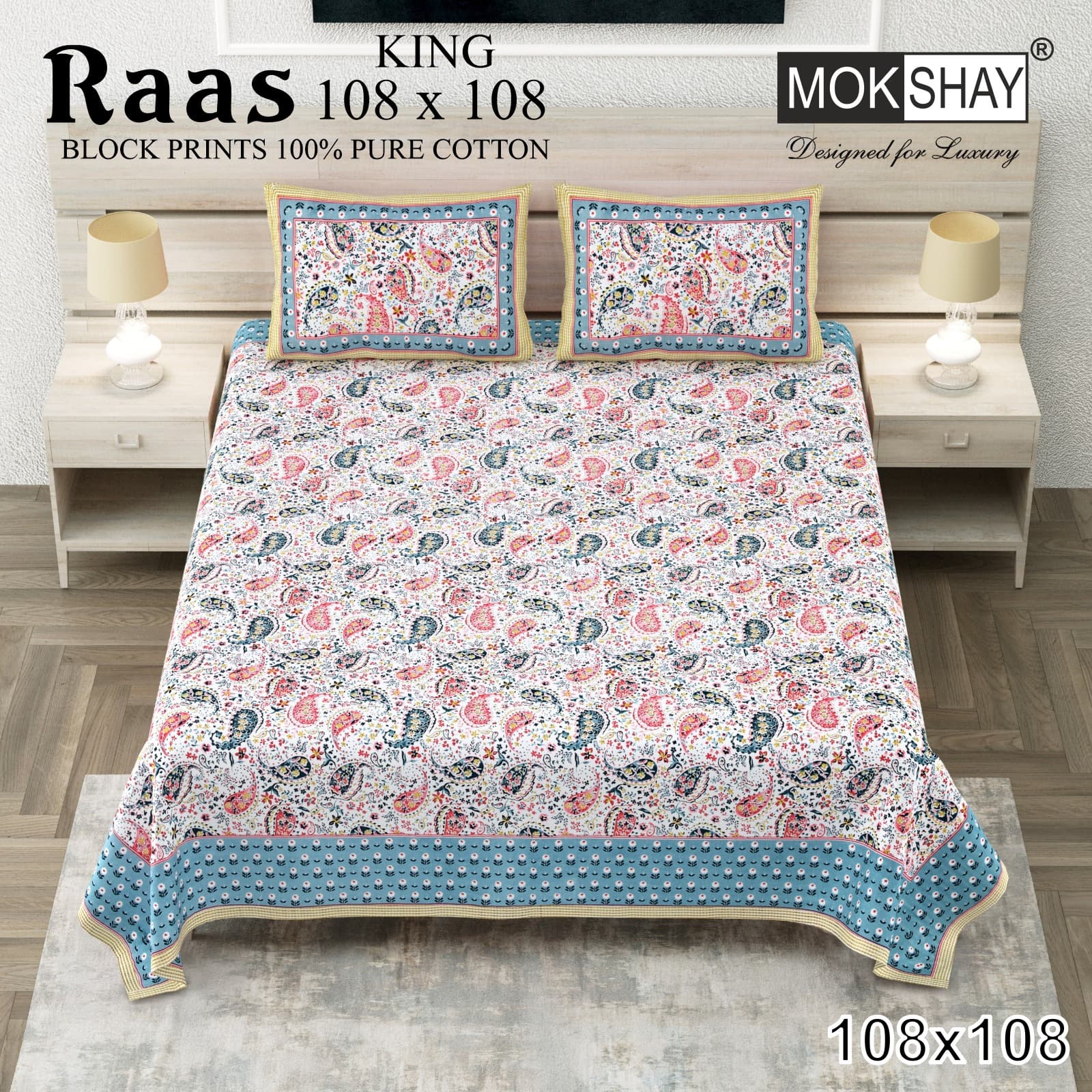 Raas cotton bedsheet